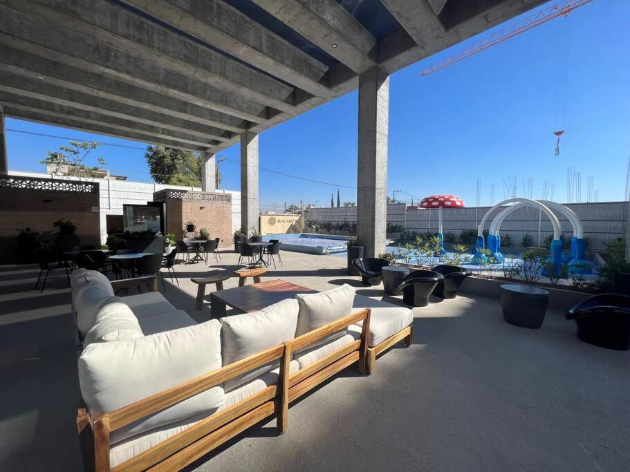 Apartamento Depa Boho Al Sur Pet Friendly Piscina Gym Sala De Cine Guadalajara Exterior foto